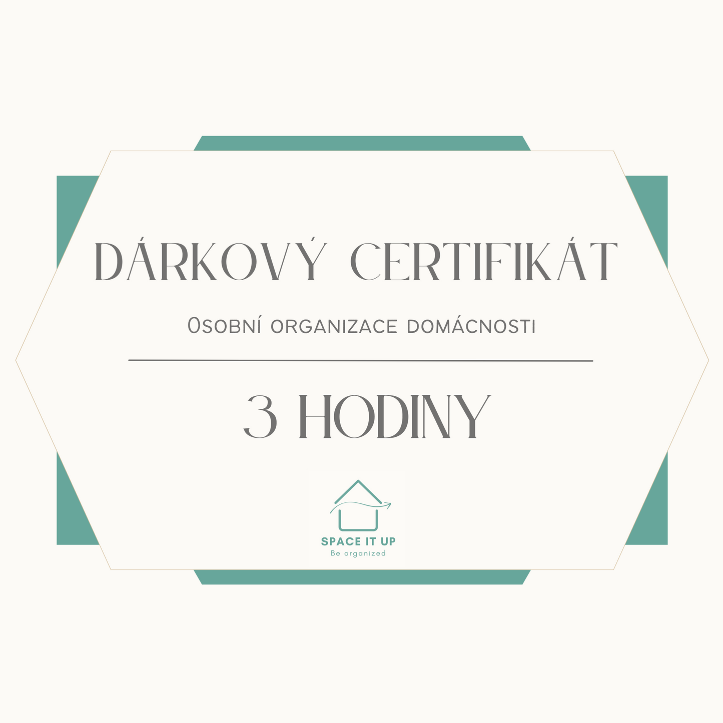 Dárkový certifikát - osobní organizace