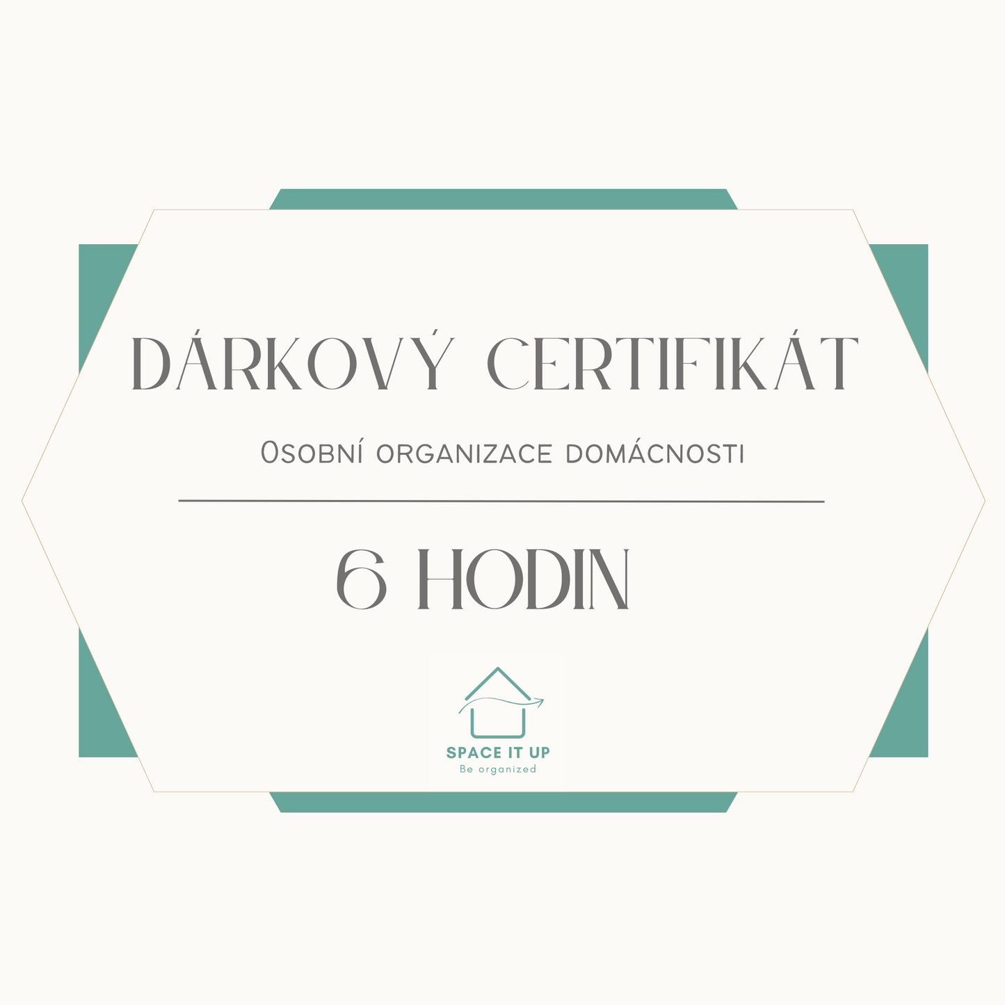 Dárkový certifikát - osobní organizace