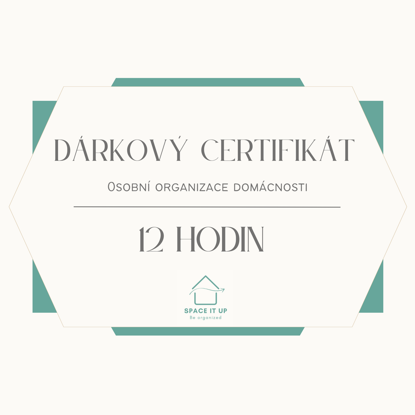 Dárkový certifikát - osobní organizace