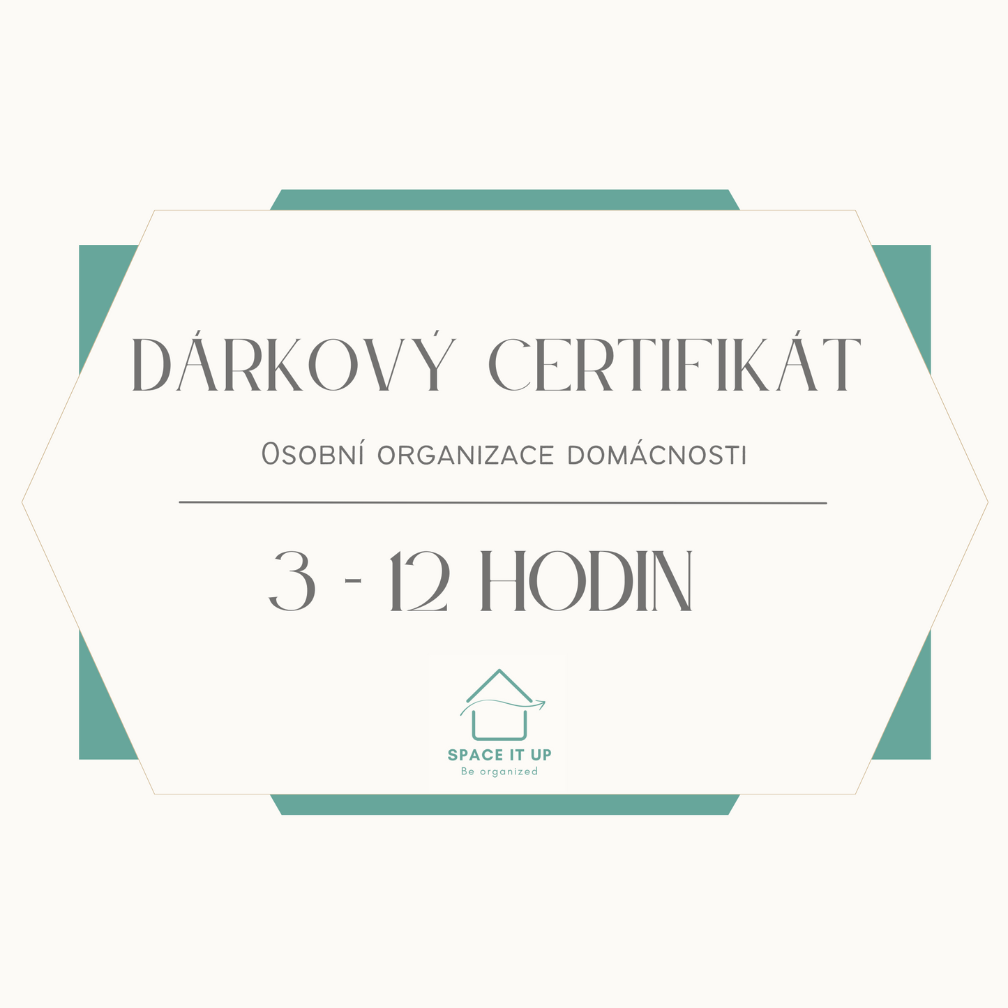 Dárkový certifikát - osobní organizace