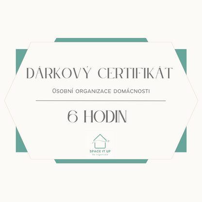 Dárkový certifikát - osobní organizace