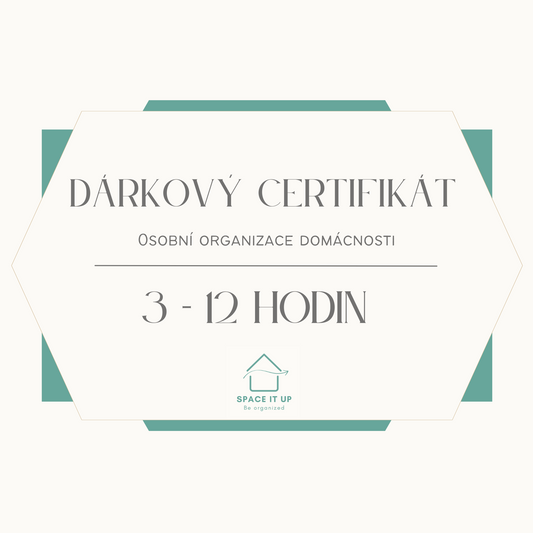 Dárkový certifikát - osobní organizace