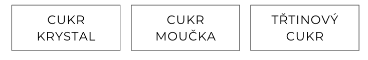 Štítky na suché potraviny - jednoduché