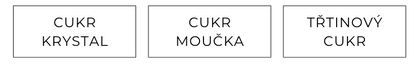 Štítky na suché potraviny - jednoduché